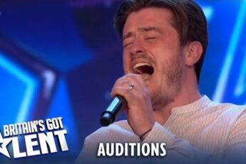 Brian Gilligan singing on Britain's Got Talent