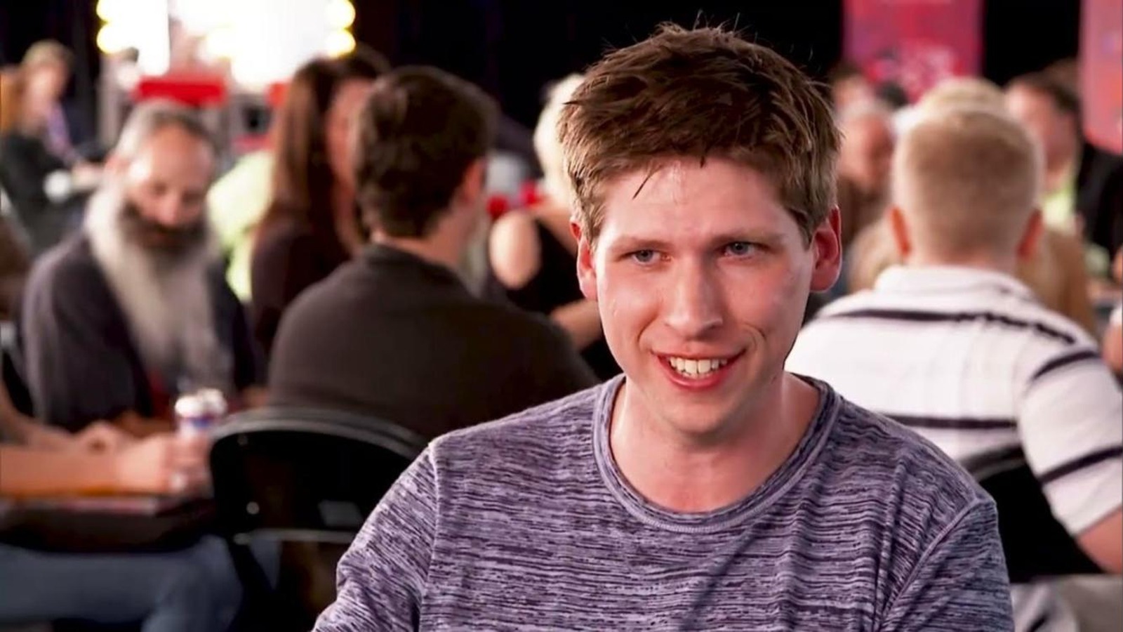 J. Mark Inman backstage at The X Factor