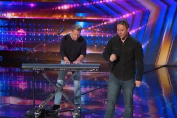 Gabriel and Nate Brown performing on America's Got Talent