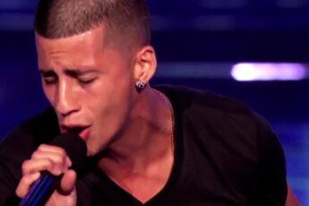 Carlito Olivero singing Stay at his X Factor audition