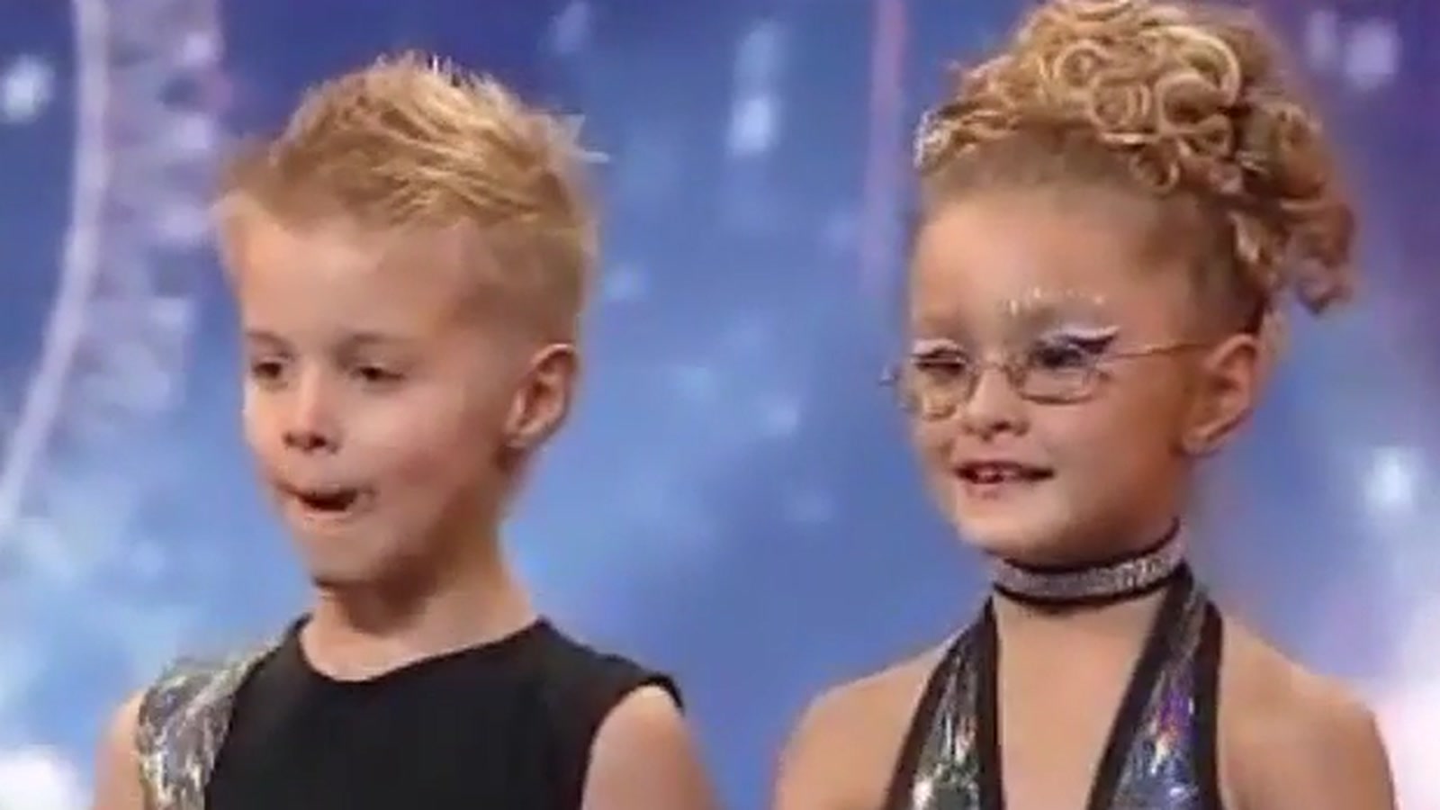 Krista and Charlie of the Cheeky Monkeys on Britain's Got Talent