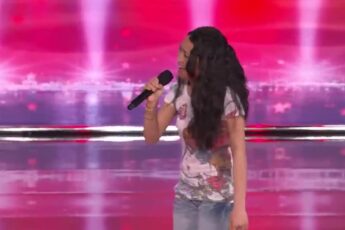 Thia Megia singing on America's Got Talent