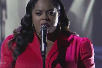 Shaquira McGrath singing