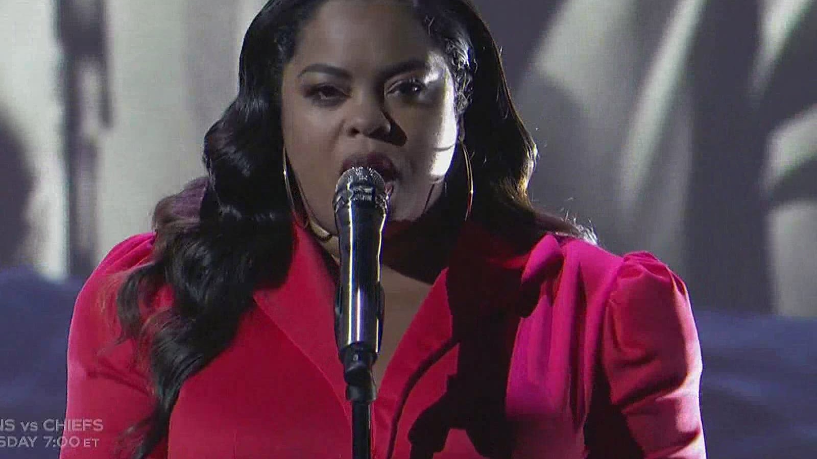 Shaquira McGrath singing