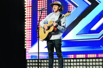 Tim Rosington singer with guitar